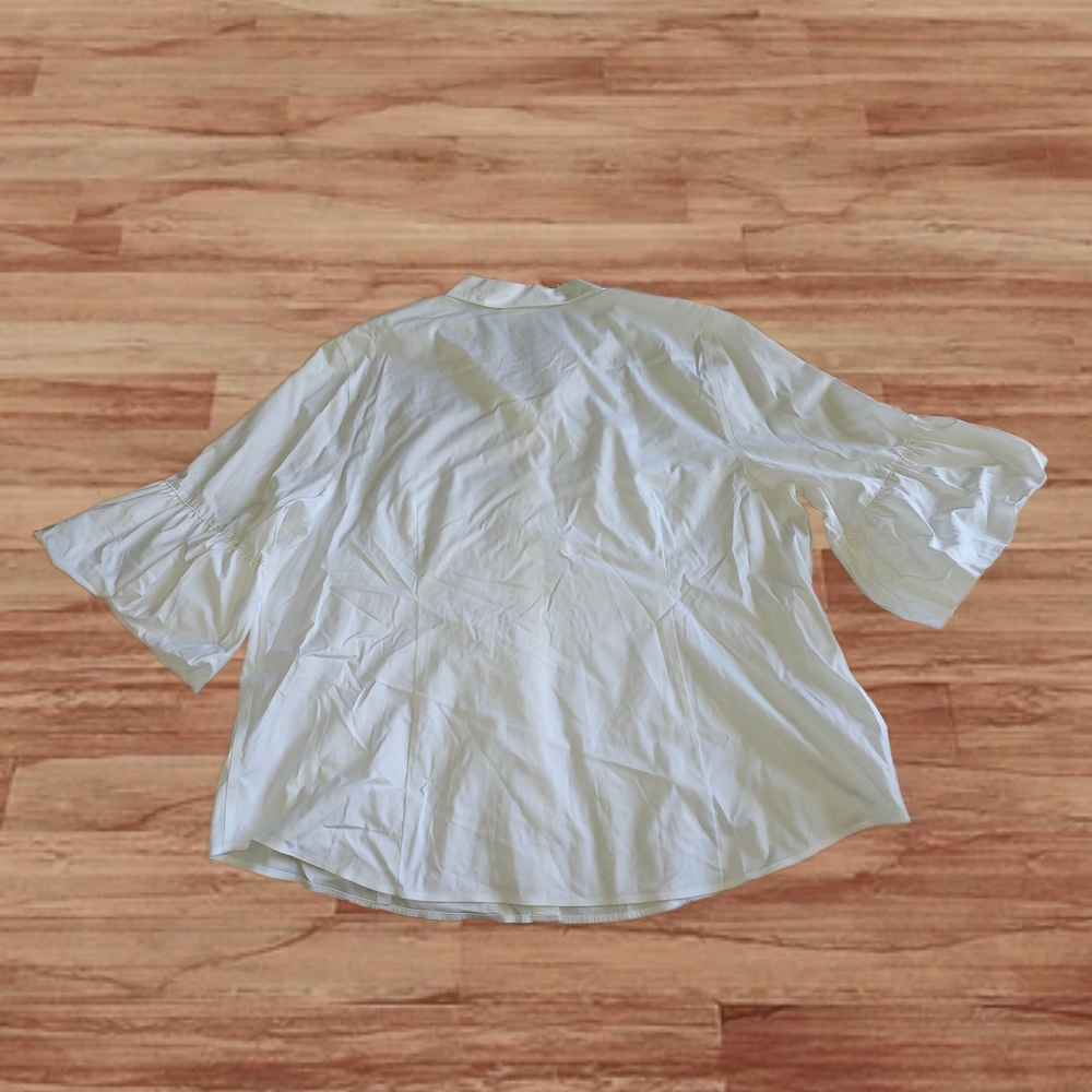 White Button-Up Blouse - Picture 2 of 2